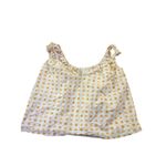 Anthropologie Agathe Mary Sunburst Matching XL Tank Shorts Boho Coastal Lounge White Photo 4