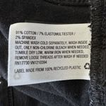 Universal Threads Universal Thread SZ 10R Jean Shorts High-Rise Midi Frayed Hems Stretch Black Photo 5