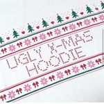 Wildfox NWT Ugly Xmas Hoodie Rebel Hoodie/ Oversized Photo 4