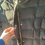 Cole Haan Signature Quilted Down Coat Black and Gold Photo 8