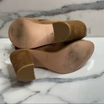 Very Volatile | Women's Brown Leather Festival Chucky Heel Peeptoe Booties Sz 6 Photo 4