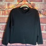 Pro Spirit Black Long Sleeve Workout Top XL Semi Crop GUC • Photo 3