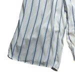 American Eagle  Outfitters White Striped Wide Leg Jumpsuit | U.S. Woman’s Small Photo 3