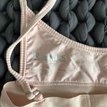 frankie's bikinis Frankie’s Bikinis Peach Ribbed Bikini Set Photo 3