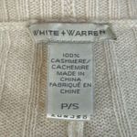 White Warren Dolman Sleeve Cable Knit Cardigan Sweater Size Small Ivory Cashmere Photo 6