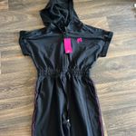 Smash + Tess Barbie THE LIVE BIG HOODIE ROMPER IN MIDNIGHT BLACK Photo 3