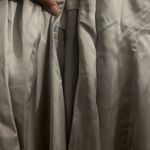 Wild Fable NEW XL Women's Bell Sleeve mini Silver Satin Dress Photo 4