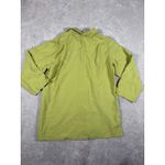wintersilks green button up blouse womens silk medium Photo 6