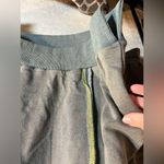 POL  NEW pullover vneck, stitching is lime green and grey: color vintage moss: MD Photo 10