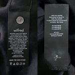 Aritzia Wilfred Square Neck Satin Midi Dress Black Size 0 XS Photo 8