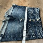 American Eagle  High Rise Super Stretch Button Fly Blue Jean Shorts Size‎ 2 Photo 5