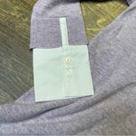 J.Crew Relaxed V-Neck Wool Blend Sweater Shirt Cuffs Lilac Purple Womens Small Photo 8