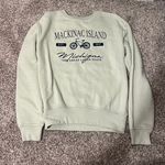 Mackinac Island Michigan Sweatshirt Green Photo 0