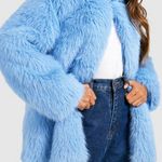 Blue Fur Zipper Coat! Photo 0