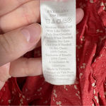 Everlane  Red White Floral The Smock Maxi Dress Photo 2