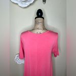 LuLaRoe NTM:  Prefect Tee Discontinued Swing Top in Vibrant Coral Side Small Photo 9