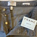 frame denim NEW! Size 30 Nouveax Le Mix Gris Ankle Straight Crop Jean Distressed Photo 10