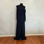 Mac Duggal  12231 Beaded Cuff Drop Gown Blue 14 Photo 2