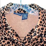Vintage Velvet Cheetah Leopard Print Button Photo 3