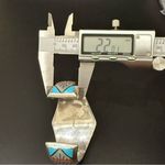 Vintage Native American Southwestern Sterling Multi Stone Inlay Cuff Bracelet Silver Photo 8