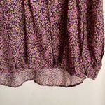 Apiece Apart Betina Blouse in Tiny Petals Magenta Photo 4