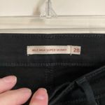 Levi's 🌸Levi’s Black Mile High Super Skinny Black label & Tag Denim Jeans #Pk Photo 1