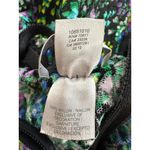 Victoria's Secret Floral Lace Babydoll Nightgown Medium Black Multicolor Stretch Photo 5