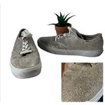Vans Winston Suede Womens Sneakers Shoes 8.5 Y2K Taupe Glittery Metallic Skate Photo 1