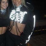 Dolls Kill Skull Cropped Sweatshirt Photo 1