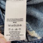 Free People Distressed Denim Jacket Womens Small Blue 90's Grunge Hipster Y2K Photo 7