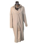Rainwear By Aqua Sheen Vintage Reversible Rain Trench Coat Size 18 Gray Photo 5