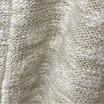 JM Collection  Tan & White 1/2-Sleeve Oversized 2-Button Sweater Cardigan, XL Photo 4