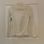 Free People  Ivory Long Sleeve Fitted Bodysuit.  Size-M/L Photo 2