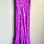 NBD X BY sequined Chiquitita Gown In maxi Lavender Photo 2