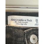Abercrombie & Fitch Women's Size 26 Black Straight Ultra High Rise Jeans NWT Photo 5