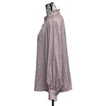 Halogen  Pink Polka Dot Tunic Blouse Women’s 1 | Soft Lightweight Boho Chic Retro Photo 3