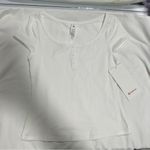 Lululemon  Athletica Cap-Sleeve Henley T-Shirt Photo 0