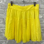 Whitney Rife X The Drop Yellow Tiered Skirt Size M Photo 0