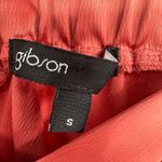 Gibson  Size Small‎ Skirt Orange High Low Pull On Elastic Waist Midi Solid Casual Photo 2