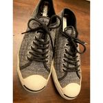 Converse  jack purcell grey sneakers women's 9.5 twill low tops Photo 0