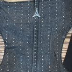 Maniere De Voir Rhinestone denim corset C25 Photo 5
