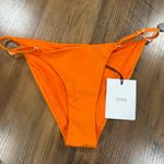 ONIA Hannah Low Rise Y2K Solid Persimmon Orange Bikini Bottom XS Photo 1