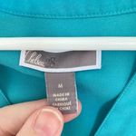 Chelsea28  Blue Button Front Sleeveless Tank Size Medium Photo 3