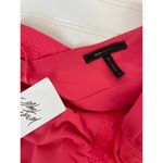 BCBGMAXAZRIA NWT BCBG Max Azria Chomisee Dress Geranium Woven Cotton Halter Ruffled Size 12 Photo 5