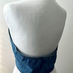 SheIn Blue Denim Halter Tank Top Photo 7