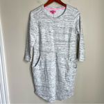Betsey Johnson Betsey Johnson Terry Knit Sweatshirt Dress Heathered Grey Size Small Photo 1