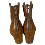 Frye  3470656-COG Carson Wedge Ankle Booties Cognac Brown Size 9.5 Photo 4