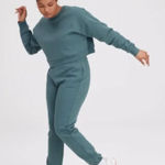 Girlfriend Collective 50/50 Classic Jogger Sweatpants in Lagoon, Photo 0