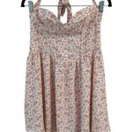 Princess Polly  Sweetheart Halter Neck Lyle Mini Dress Pink Floral Women's Size 8 Photo 0