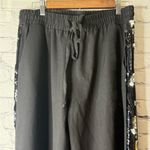 Milly  Black Sequin women’s pants size medium Photo 5